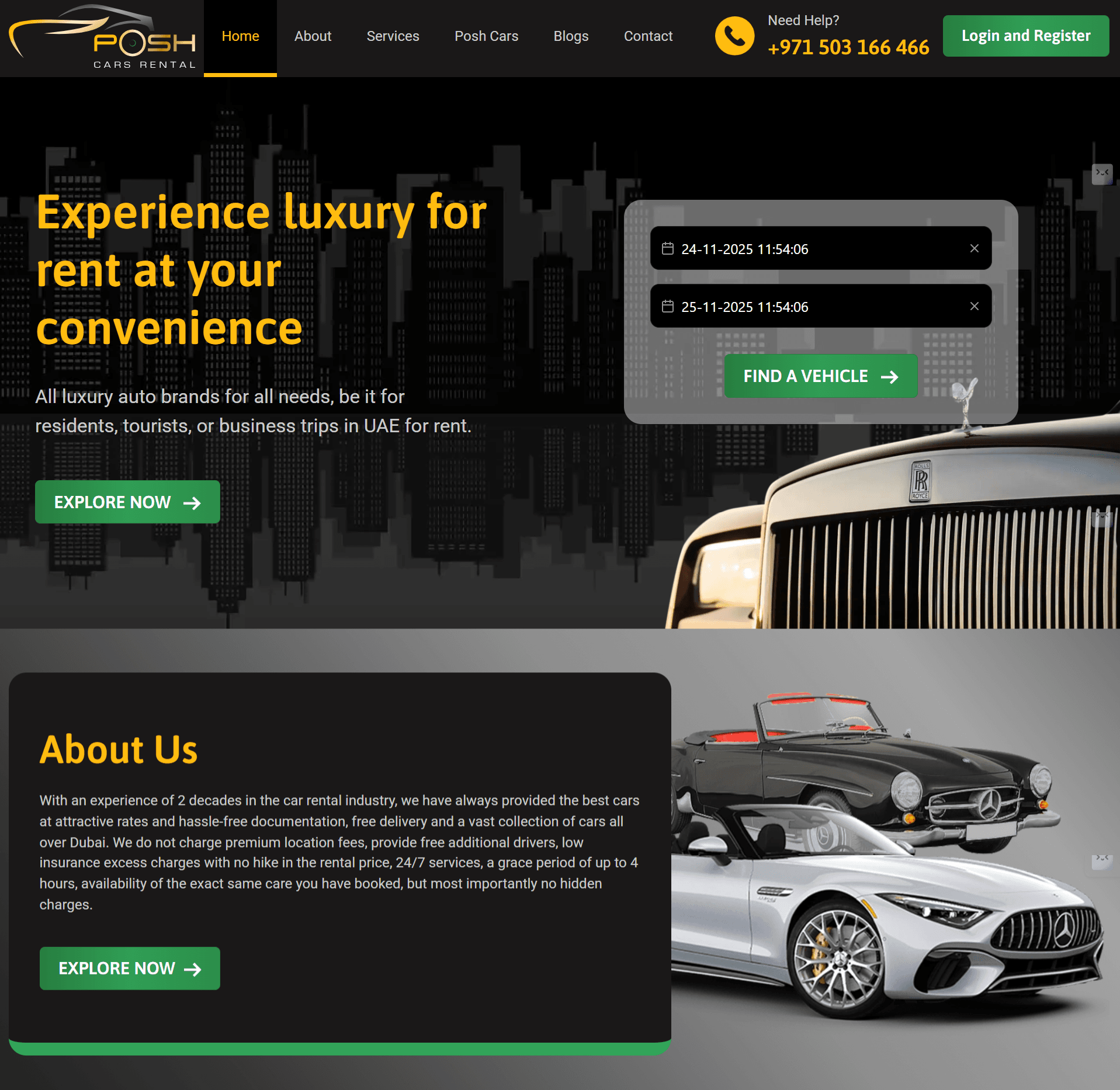 PoshCar Rentals  